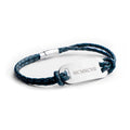 Personalised Men's Roman Numerals Statement Leather Bracelet