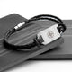 Personalised Men's Travel Compass Statement Leather Bracelet