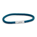 Personalised Men's Infinity Capsule Leather Bracelet