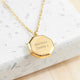 Personalised Men's Gold Infinity Octagon Pendant Necklace