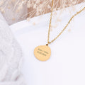 Personalised Compass Amulet Necklace