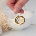 Personalised Russian Ring Necklace