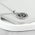 Personalised Men's Celtic Trinity Pendant Necklace