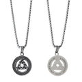 Personalised Men's Celtic Trinity Pendant Necklace