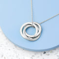 Personalised Classic Russian Ring Necklace