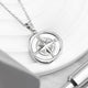 Personalised Men's Compass Amulet Necklace