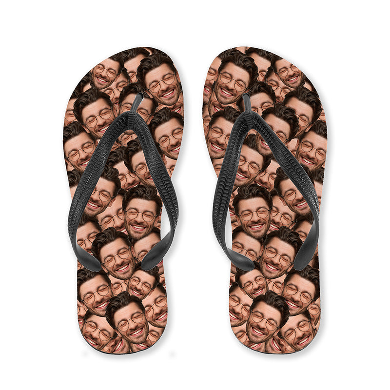 Personalised Photo Flip Flops
