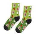 Personalised Golf Course Face Photo Socks