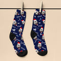 Personalised Christmas Pet Face Socks