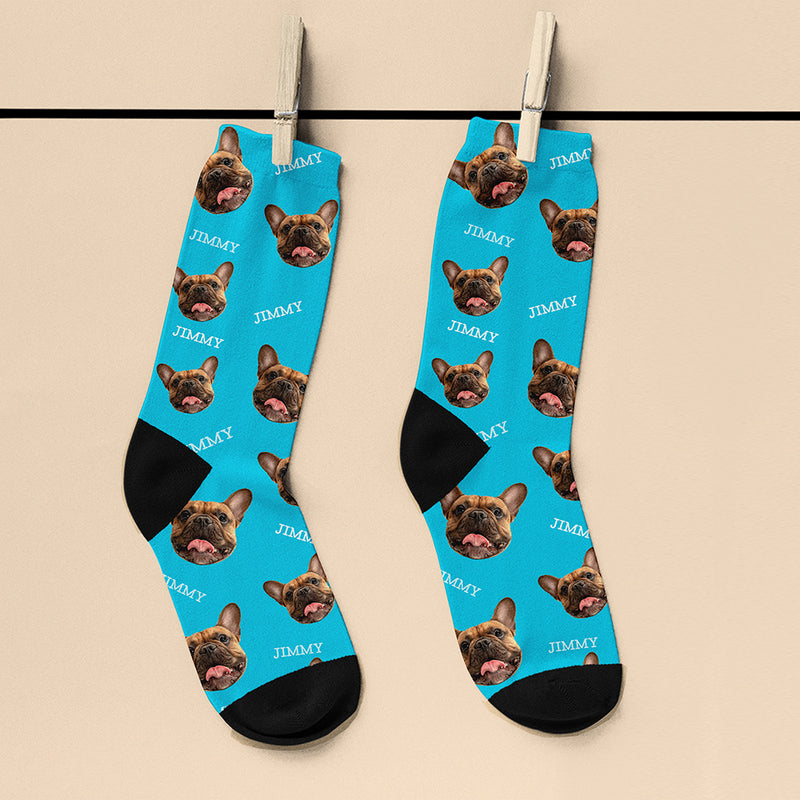 Personalised Pet Face Socks