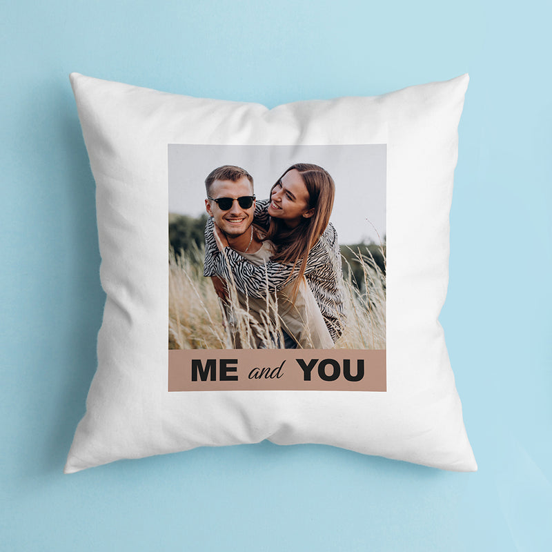 Personalised Couple’s Photo Cushion Cover