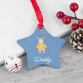 Personalised Festive Moose Christmas Decoration