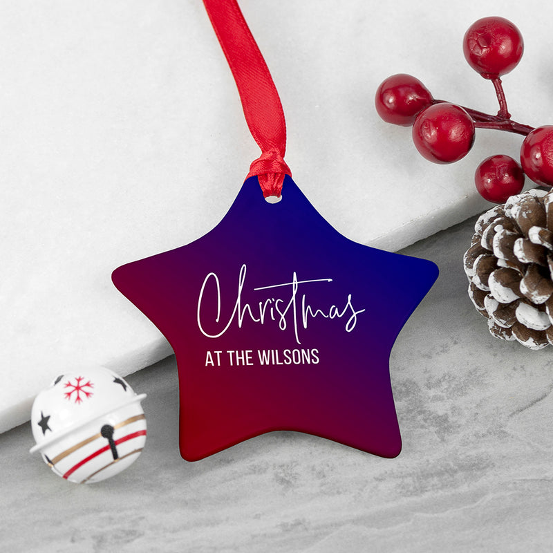 Personalised Family Christmas Decoration