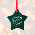 Personalised Merry Christmas Decoration
