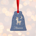 Personalised Moonlit Fawn Christmas Decoration