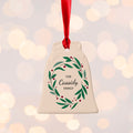 Personalised Family Wreath Christmas Decoration