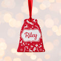 Personalised Festive Pattern Ceramic Decoration