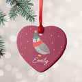 Personalised Winter Owl Christmas Decoration