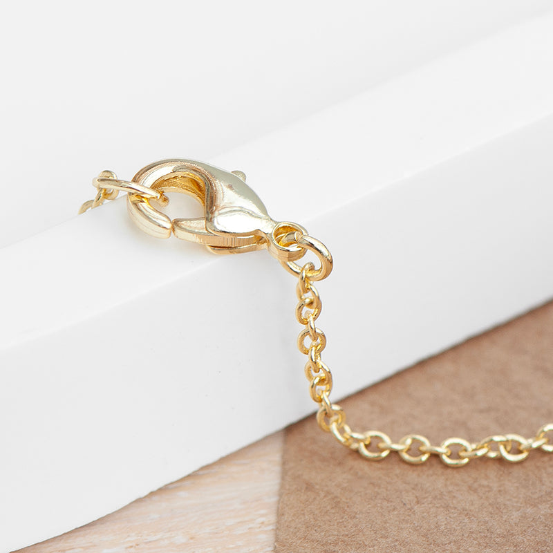 Personalised Gold Name Tag Necklace