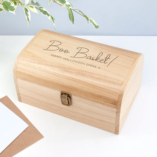 Personalised Boo Basket
