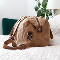 Luxury Waxed Canvas Holdall