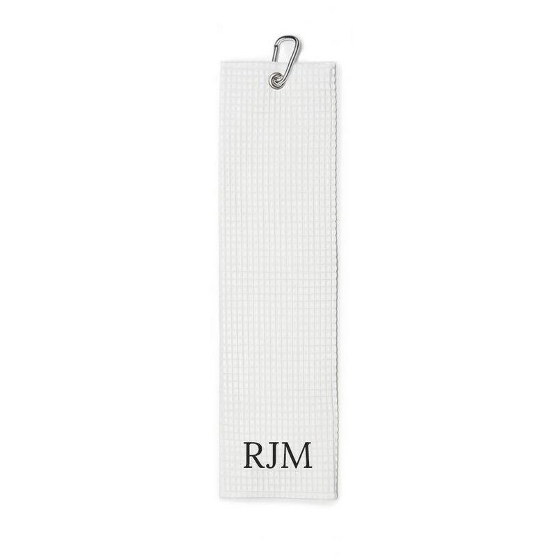 Personalised Monogrammed Waffle Golf Towel