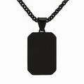 Personalised Men’s Contemporary Dog Tag Necklace