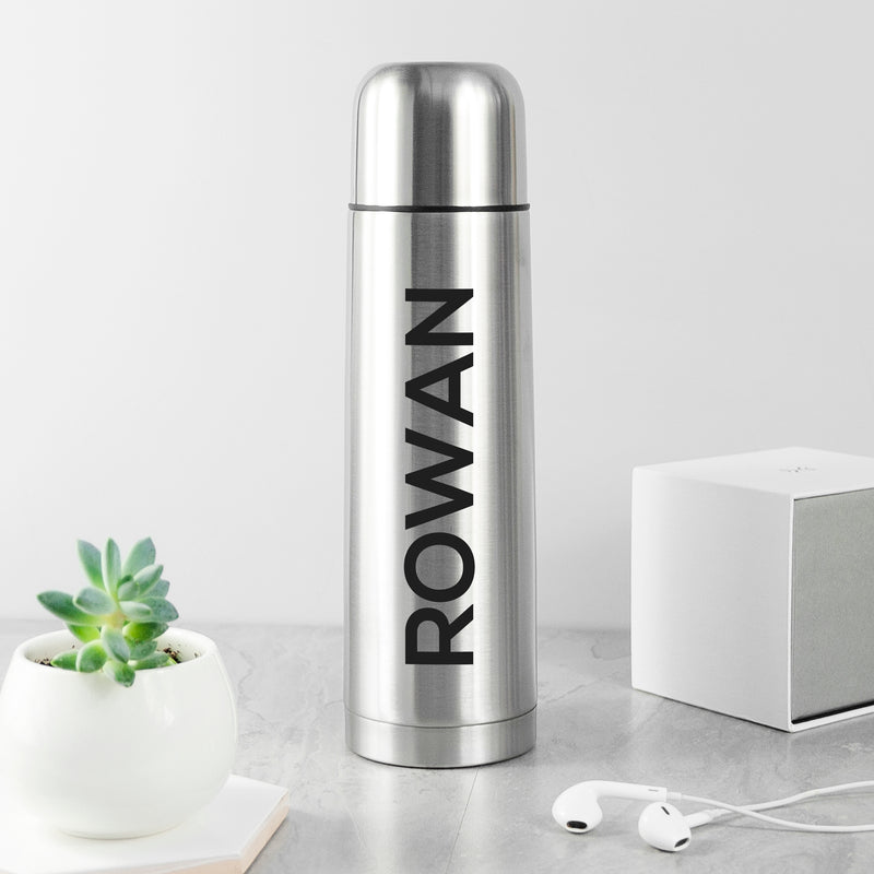 Personalised Stainless Steel Thermos