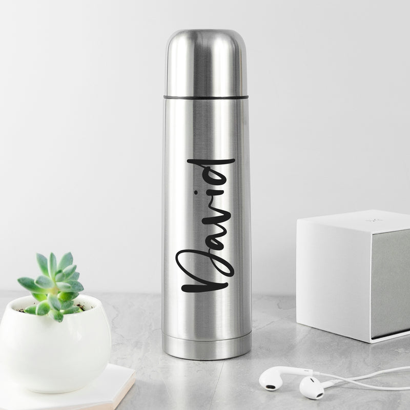 Personalised Stainless Steel Thermos