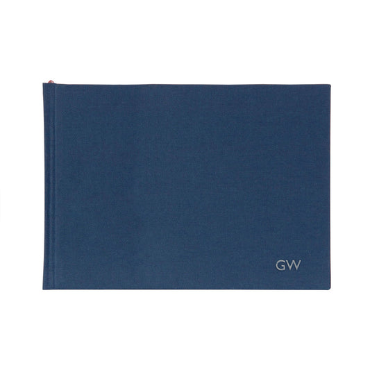 Personalised A4 Woven Cloth Artist's Sketchbook