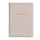 Personalised Hand Bound Buckram Dinner Party Book