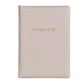 Personalised Hand Bound Buckram Dinner Party Book