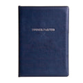 Personalised Luxury Leather Dinner Party Book
