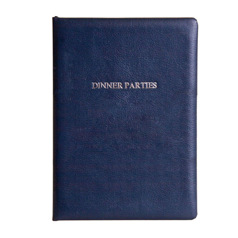 Personalised Luxury Leather Dinner Party Book