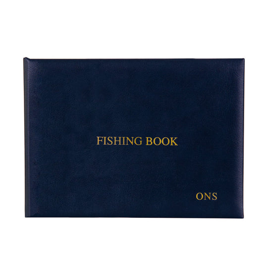Personalised Luxury Leather Fishing Book