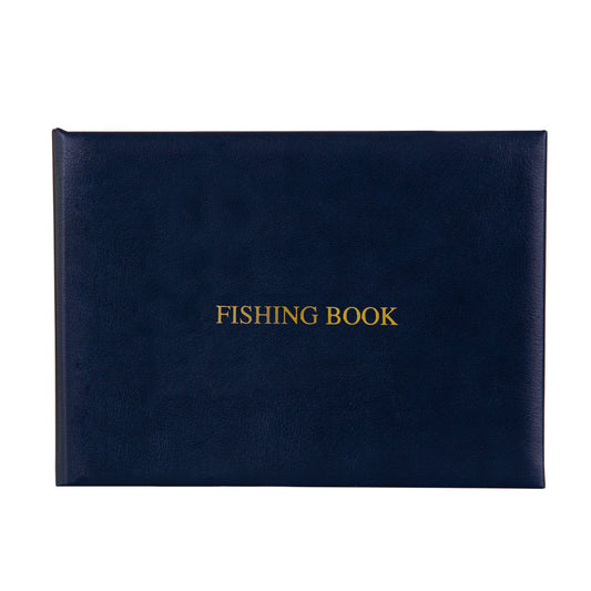 Personalised Luxury Leather Fishing Book