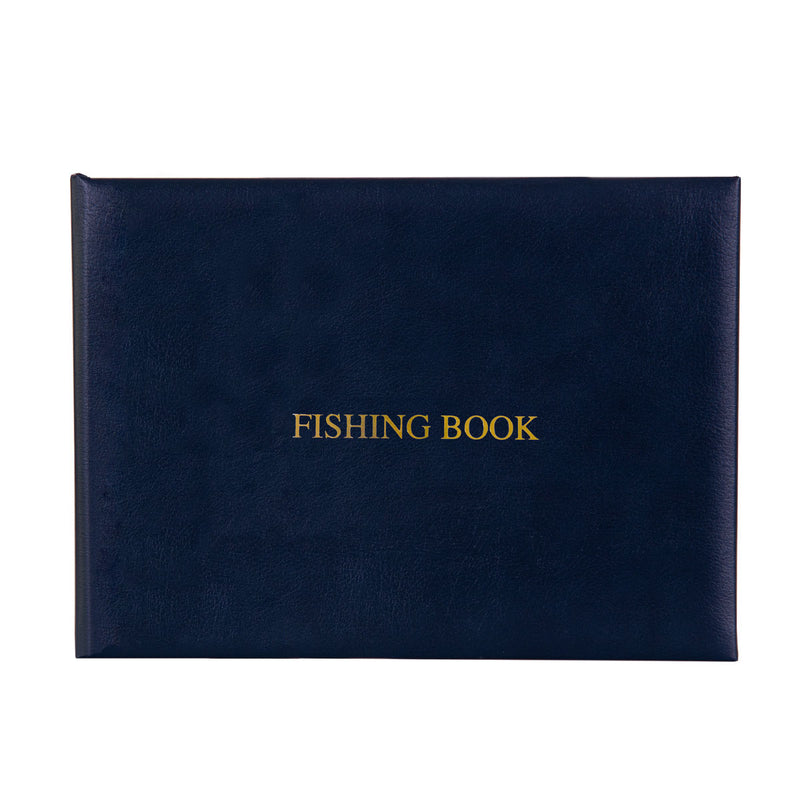 Personalised Luxury Leather Fishing Book