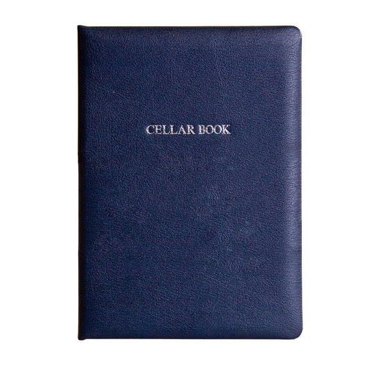 Personalised Hand Bound Leather Wine Cellar Book