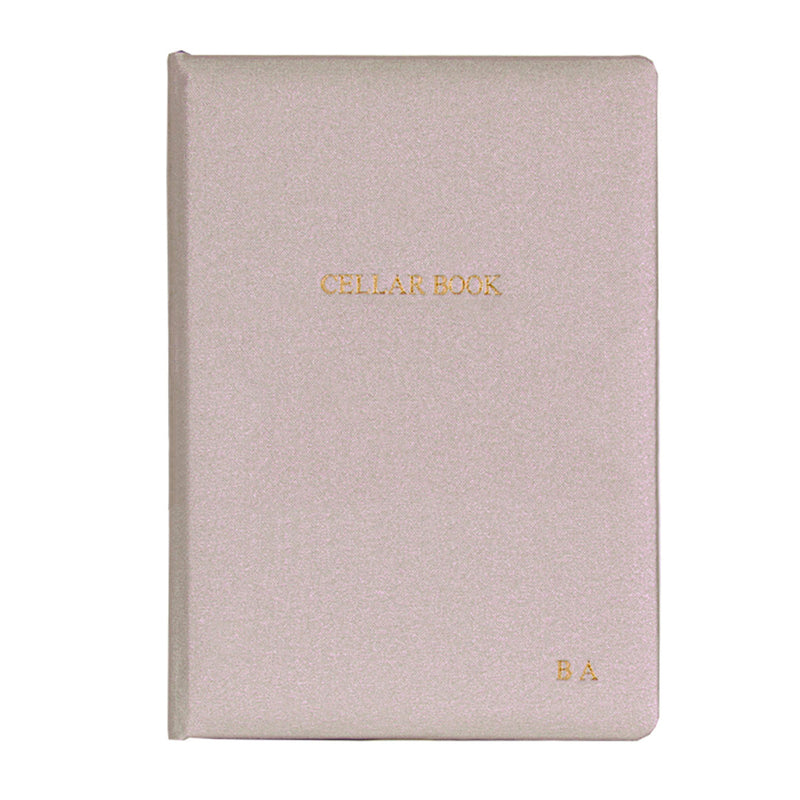 Personalised Luxury Buckram Wine Cellar Book