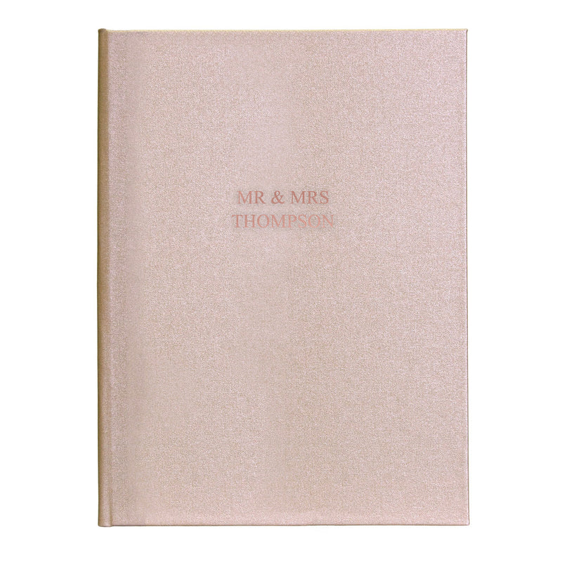 Personalised Hand Bound Woven Cloth Photo Album