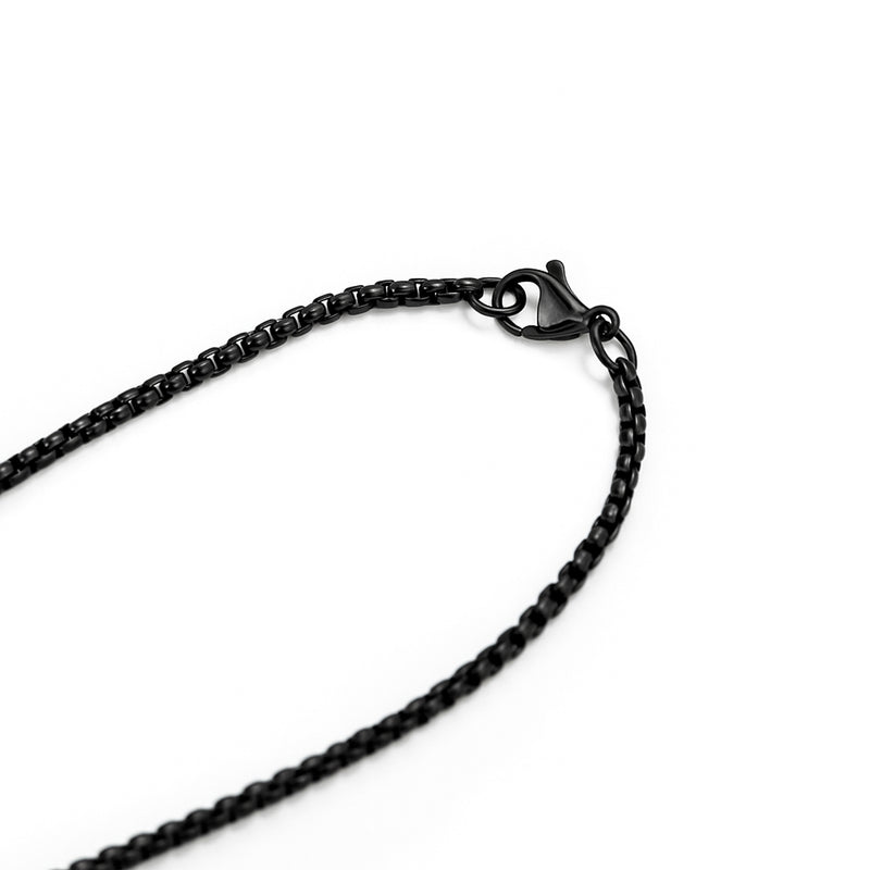 Personalised Men's Gunmetal Pendant Necklace
