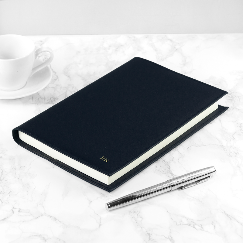 Personalised Luxury Leather Refillable Notebook