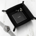 Personalised Dad's Luxury Black Valet Tray