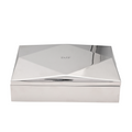 Personalised Monogrammed Men's Luxury Mirrored Geometric Valet Box