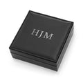 Personalised Monogrammed Luxury Men's Black Accessories Box