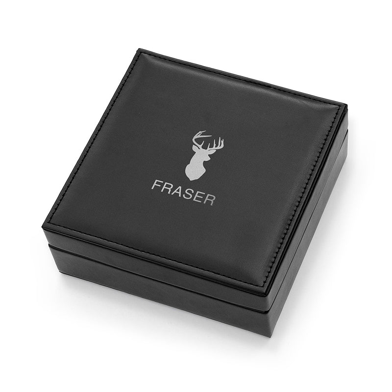 Personalised Men's Stag Black Valet Box