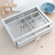 Personalised Luxury Glass Drawer Jewellery Box