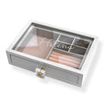 Personalised Luxury Glass Drawer Jewellery Box