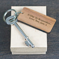 Personalised Custom Special Date Keyring - Rectangle Calendar Design