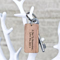 Personalised Custom Special Date Keyring - Rectangle Frame Design